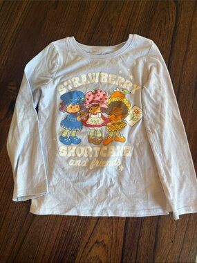 jumping beans Light Blue Strawberry Shortcake Long-Sleeve Graphic Tee